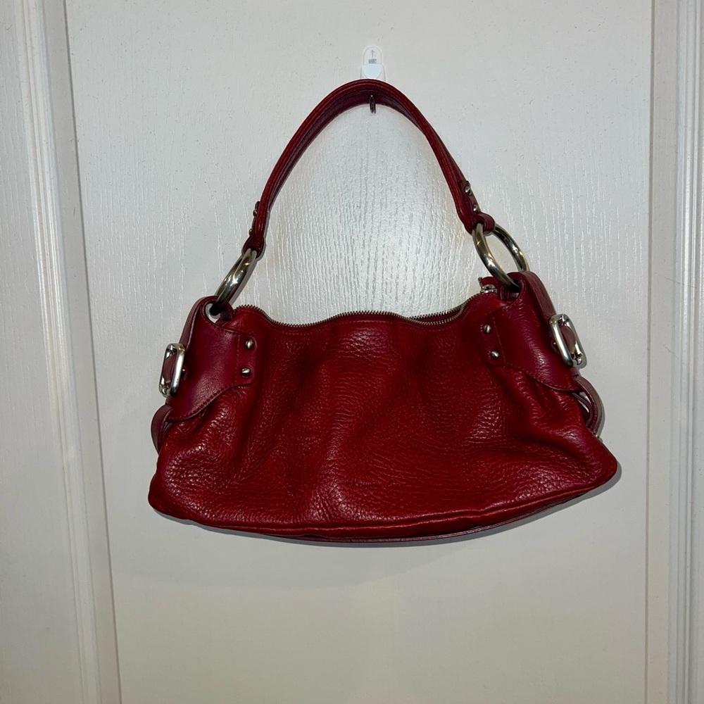 Kenneth Cole Vintage Red Leather Handbag